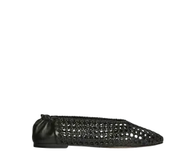 Riley Woven Flat in Black