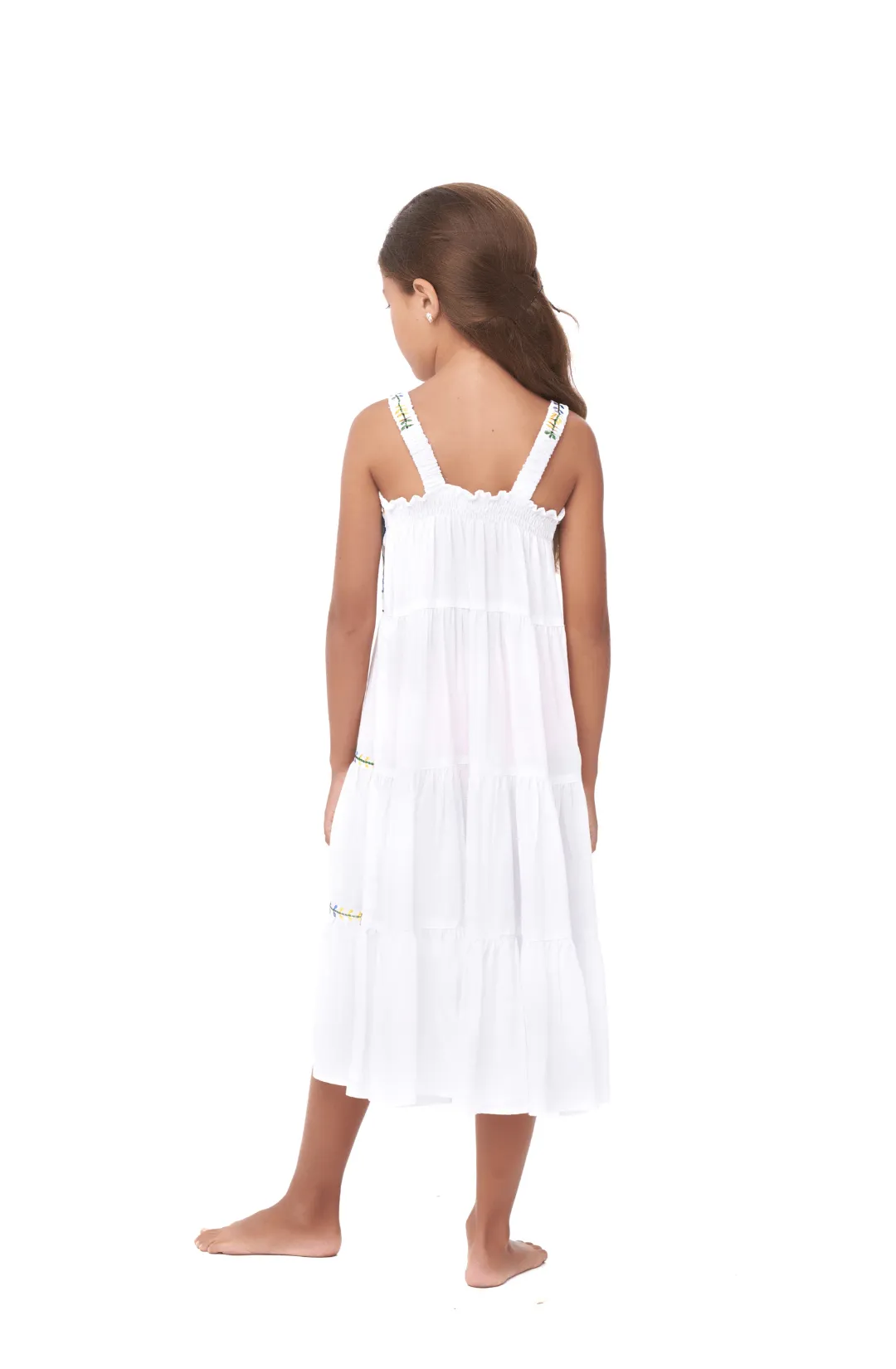 Savike Dress in White