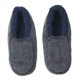 Sherpa Blue Men's House Slippers