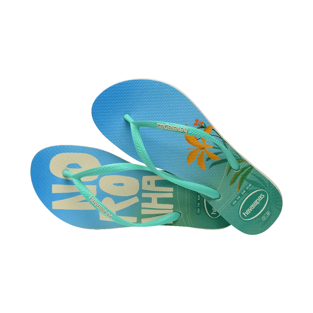Slim Postcard Flip Flops