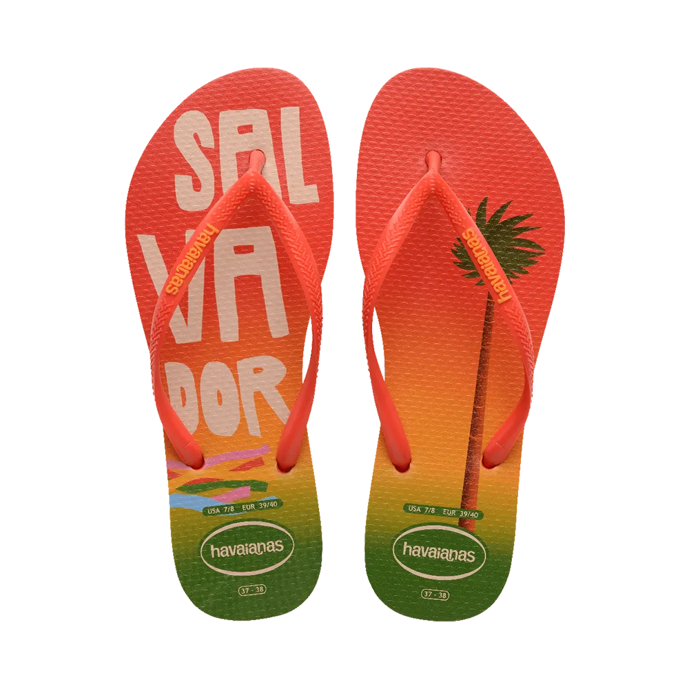 Slim Postcard Flip Flops