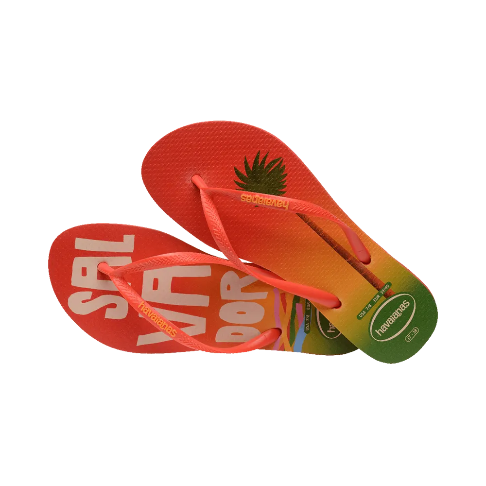 Slim Postcard Flip Flops