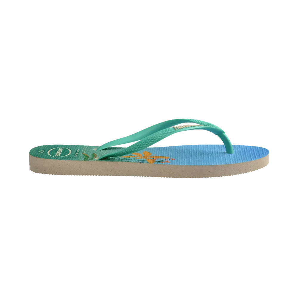 Slim Postcard Flip Flops