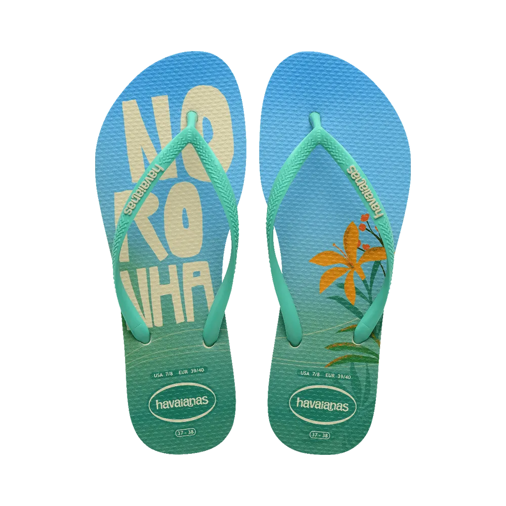 Slim Postcard Flip Flops